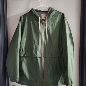 Weatherproof Green Windbreaker Jacket